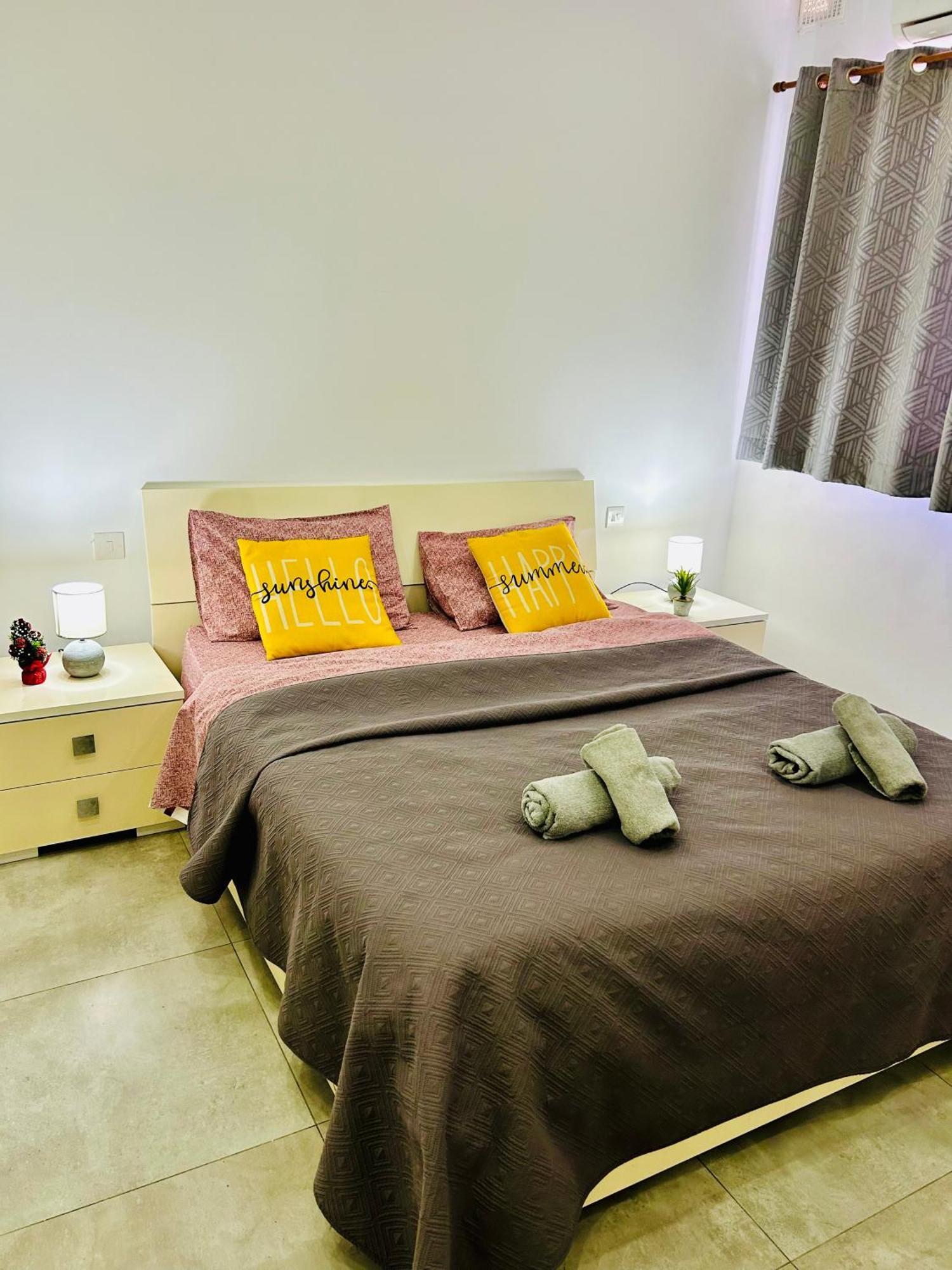 Cosy Seaside Apt, 200M From The Seafront Gzira Luaran gambar